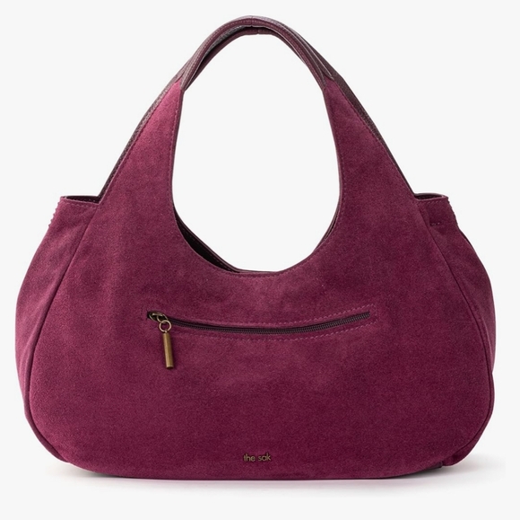 The Sak Women's Purple Suede Hobo Bag